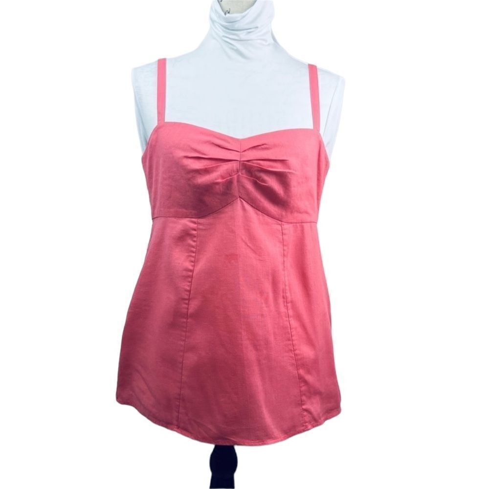 Patagonia size 10  hemp /organic cotton blend spaghetti strap blouse